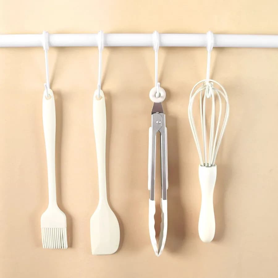 3/4pcs baking set Food grade silicone heat resistant cream scraper egg beater Grease brush kitchen tool cake baking tools