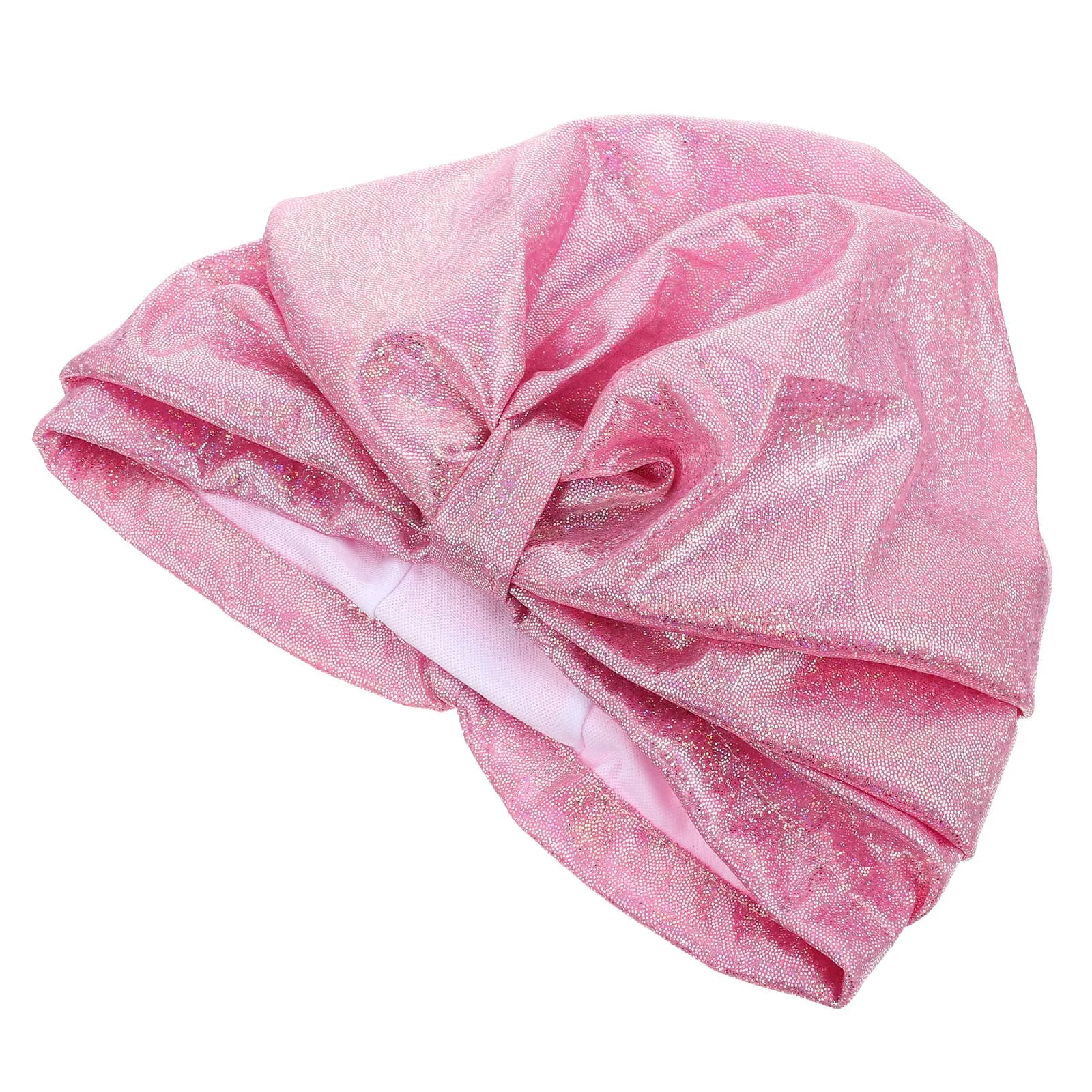 Women Swim Cap Waterproof Elastic Nylon Bathing Hat Lightweight Comfortable Swimming Accessory Hair Protection