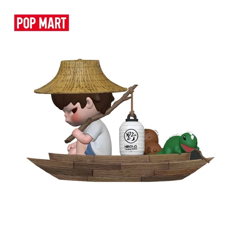 POP MART Hirono Floating Market Figure Blind Box Toys Anime Action Figure Desktop Decoration Surprise Mystery Box Blind Bag Toy