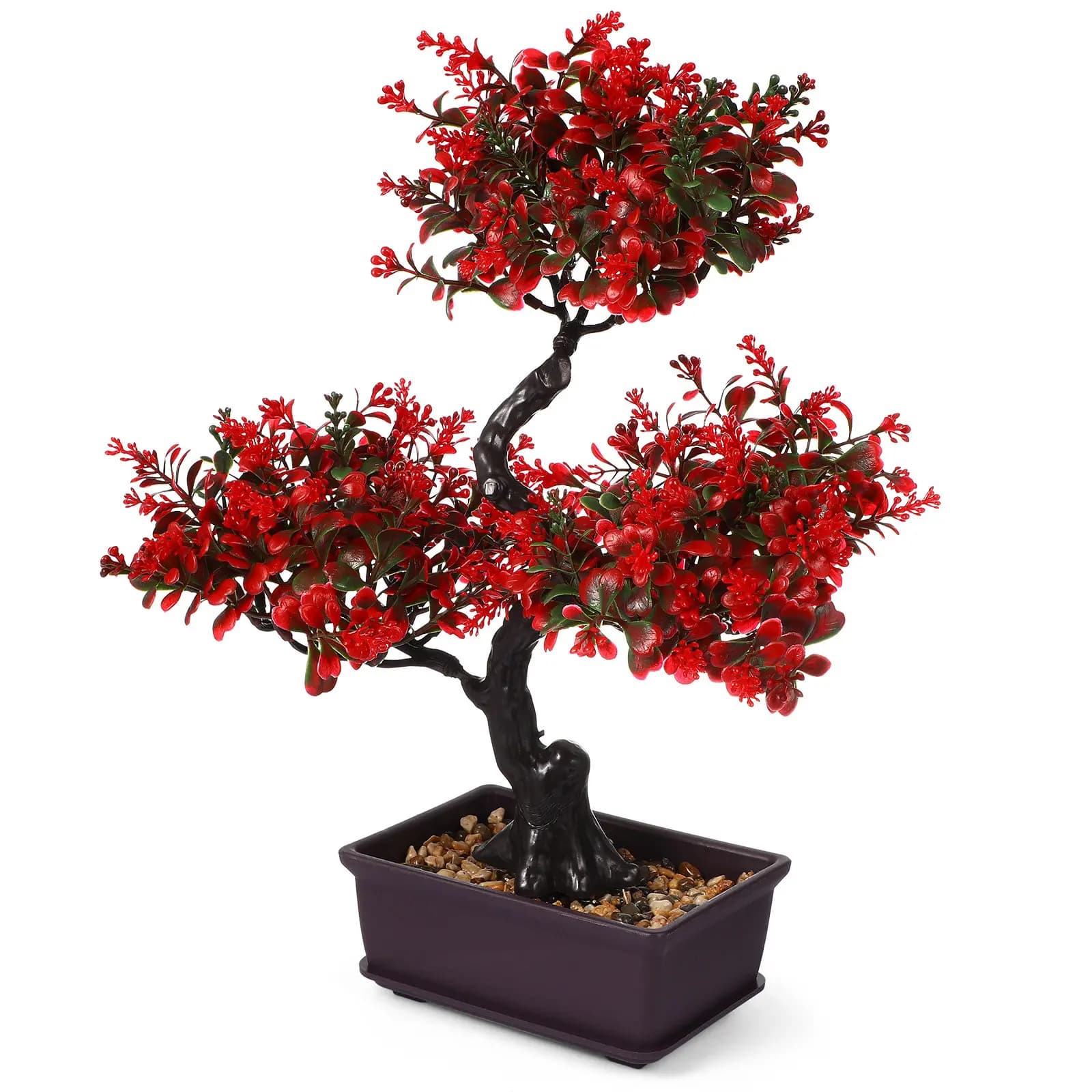 Simulation Fake Bonsai Tree Plastic Artificial Bonsai Decor Living Room Office Garden Table Faux Plants Small Fake Plants