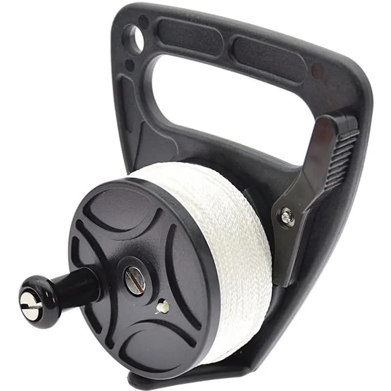 A12E-46M Line Handheld Diving Cave Reel For Underwater Scuba Wreck Cave Diving Snorkeling SMB Accessorie Heavy Duty
