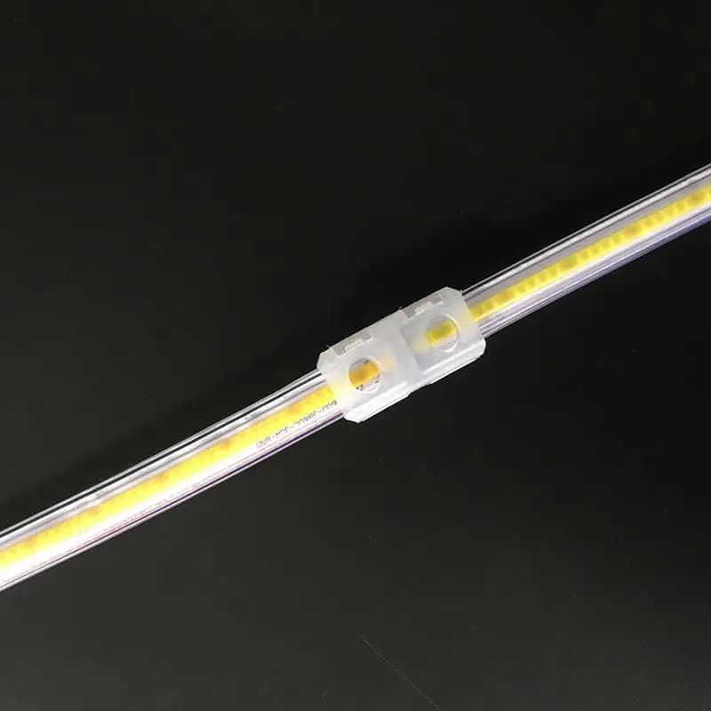 5 Pack COB LED Strip Connectors Stable Connection Transparent Shell Easy Use for Home Living Room Lighting Setup