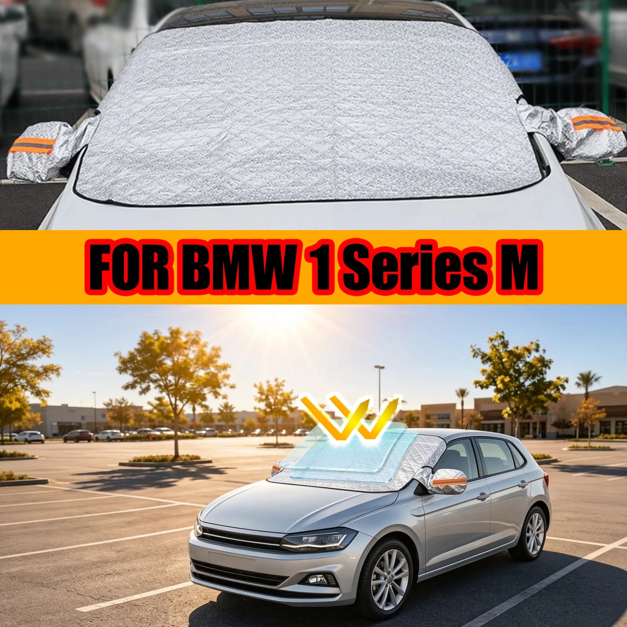 FOR BMW 1 Series M Windshield Sunshade, UV Protection & Heat Block Cover For Car Front Window