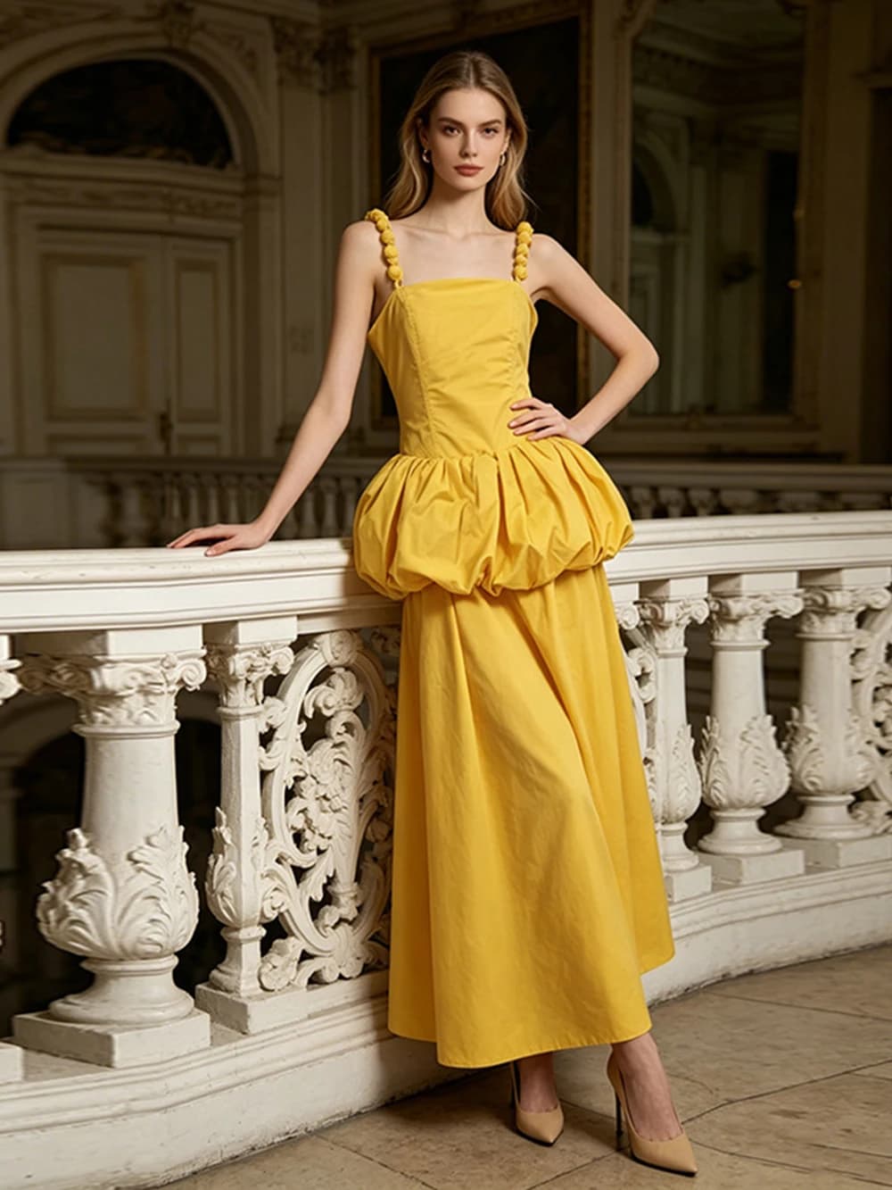 Abito Lungo Stile Vacanza Fresco e Dolce, Vestito Patchwork con Vita Stretta e Temperamento Elegante, Nuovo Stile per Ragazze Audaci