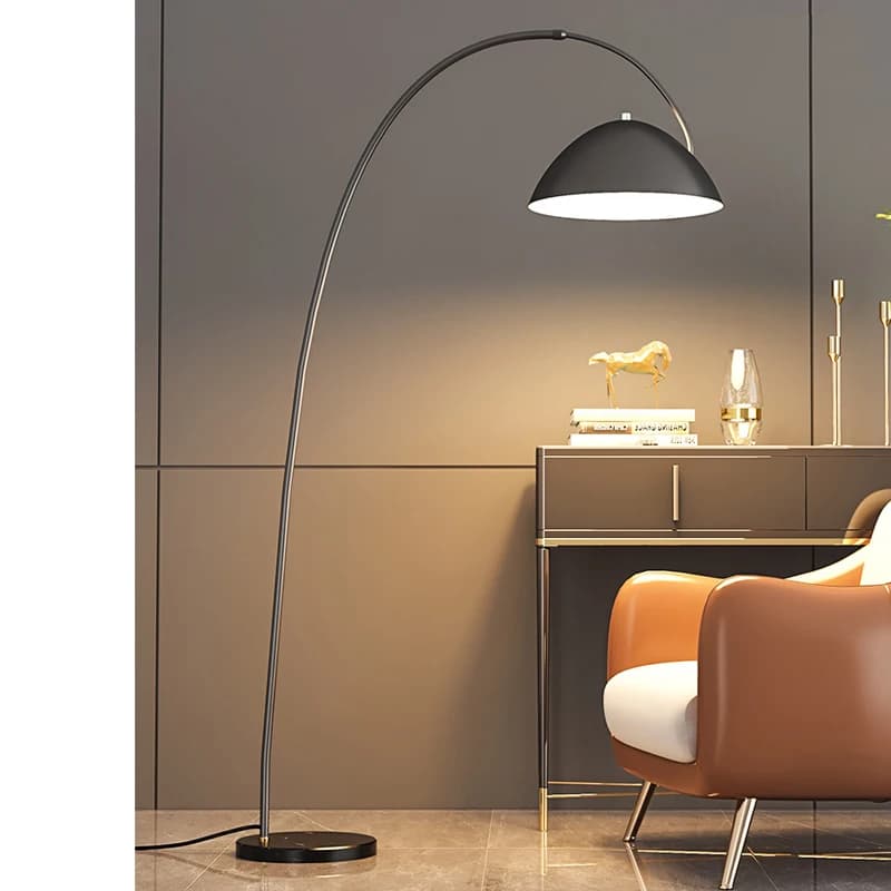 Lampada da Terra Moderna in Marmo Stile Nordico, Design Creativo di Lusso per Soggiorno, Camera da Letto, Studio, Lampada da Scrivania Verticale