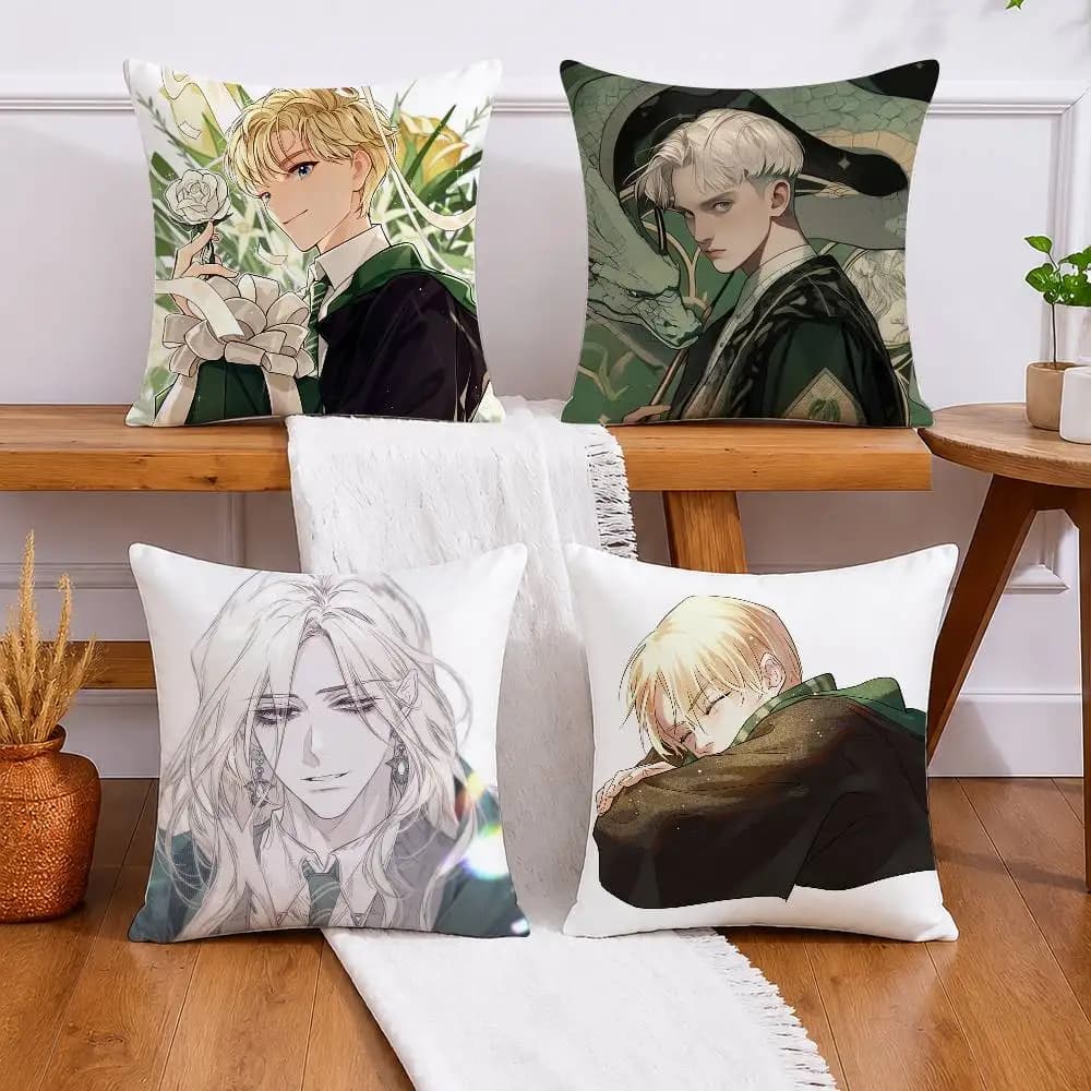 D-Draco M-Malfoy Pillow Case Cushion Cover Throw Pillow Case For Car Sofa