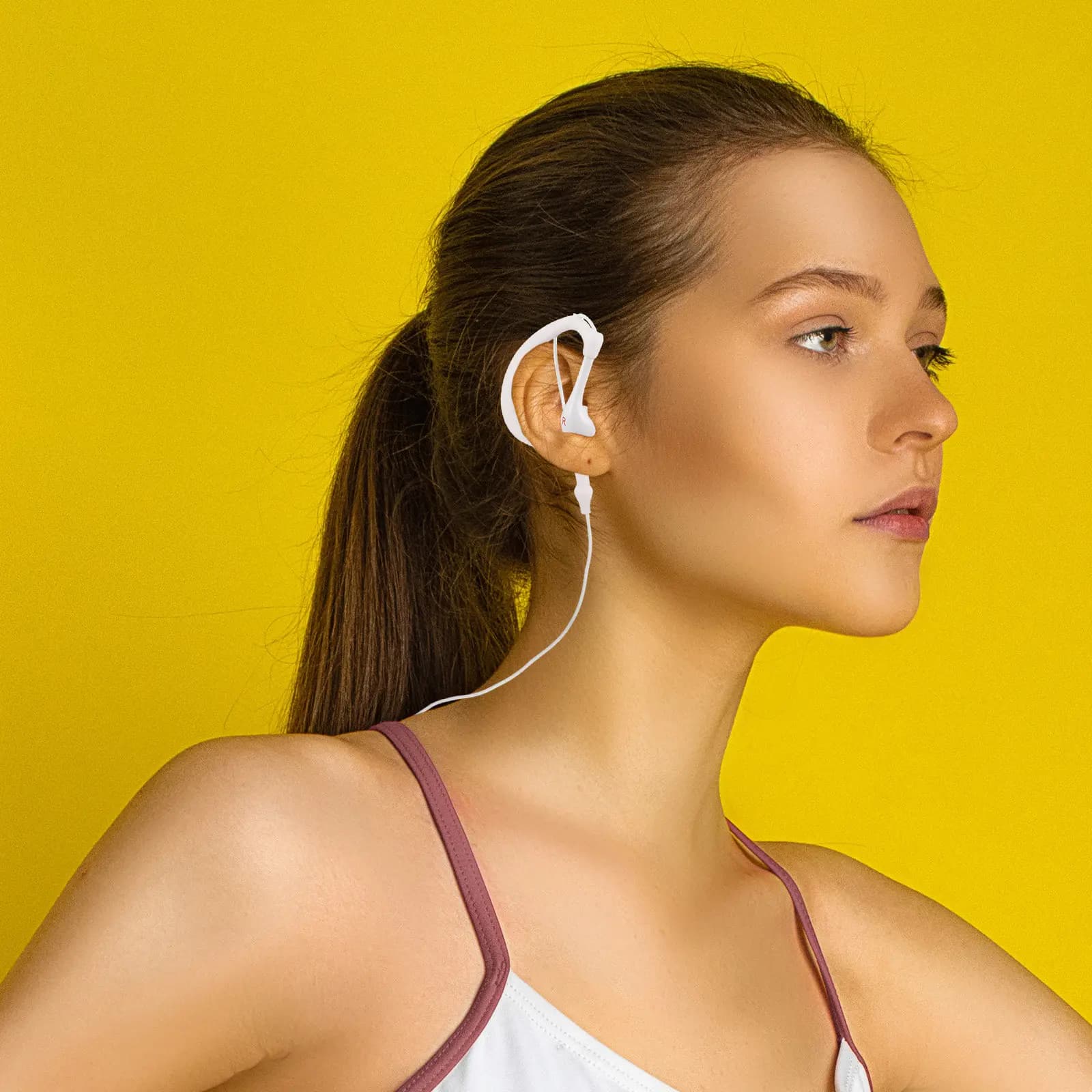 Auricolari Impermeabili con Lettore Mp3 Integrato, Cuffie Sportive a Clip per Nuoto, Corsa, Palestra, Ascolto Musicale Subacqueo