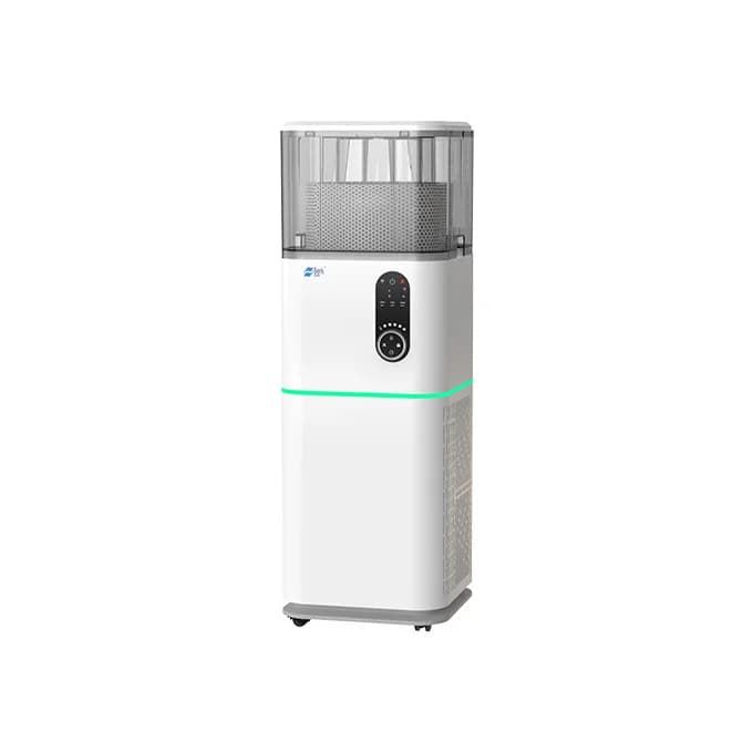 2025 Portable Household Air Purifier HEPA Filter Activated Carbon Air Filter Electric Desktop Aromatherapy Humidify Made Plastic