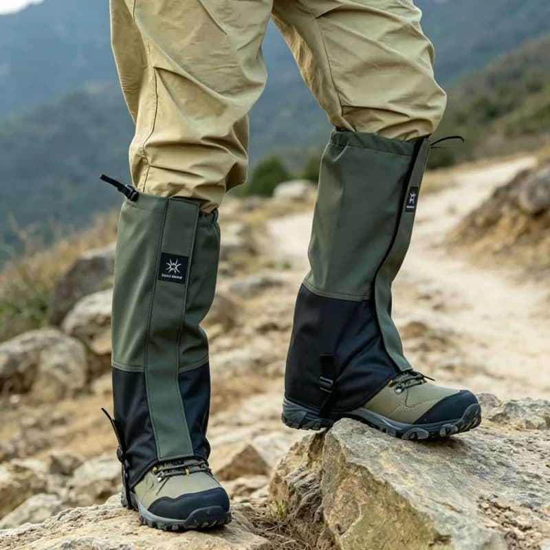 Durable Waterproof Leg Gaiters Hiking Hunting Camping Climb Boots Leggings Covers Outdoor Hunting Winter Snow Skiing Leg Warmers