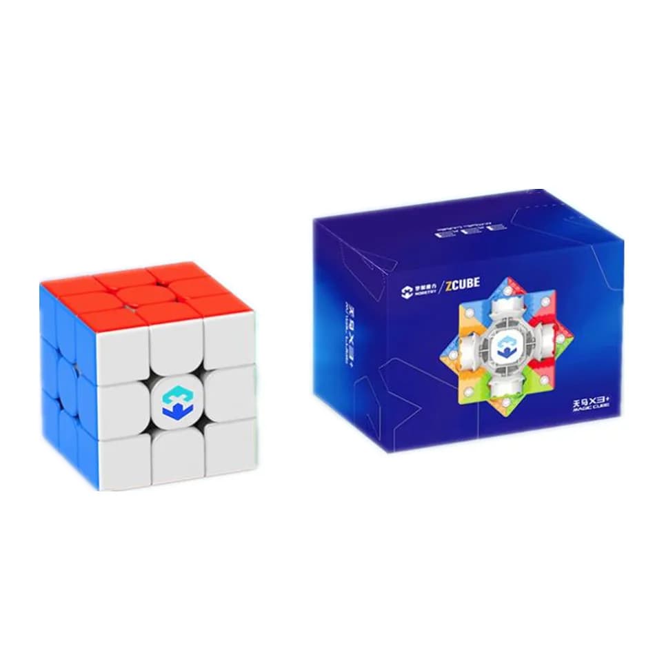 ZCUBE x TianMa 3x3x3 Cubo Magnetico Professionale ad Alta Velocità, Cubo Magico Assiale Magnetico, Giocattoli Educativi per Bambini