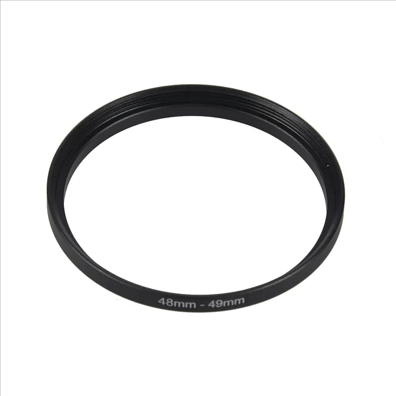Adattatore ad anello step up per obiettivo filtro fotocamera da 3 pezzi da 48 mm a 49 mm 48 mm-49 mm