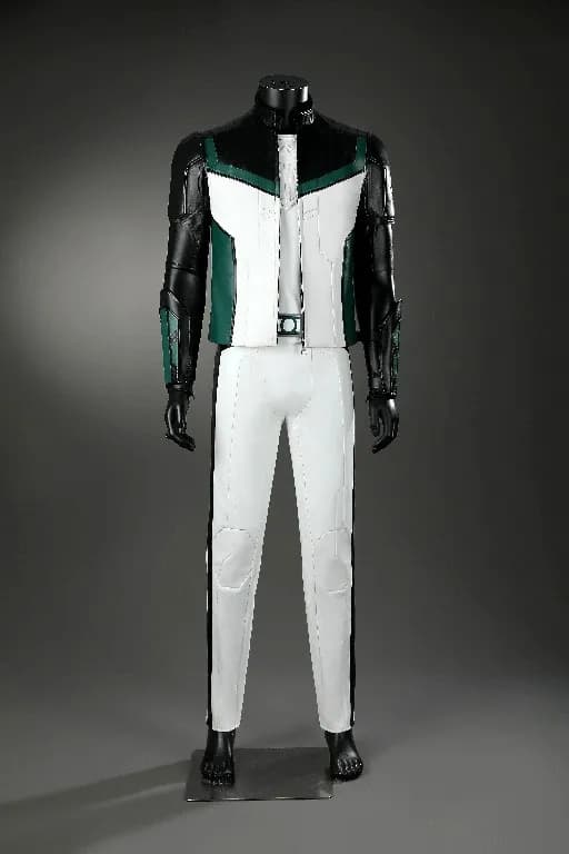Costume da lanterna cosplay verde da uomo, travestimento per adulti, supereroe maschile, abbigliamento per feste di carnevale di Halloween