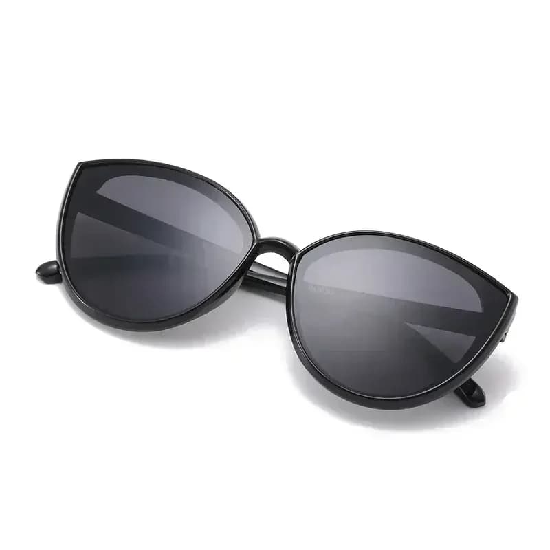 Fashion Women Men Square Vintage Big Frame Sun Glasses Stylish Mirror Black Retro Oculos