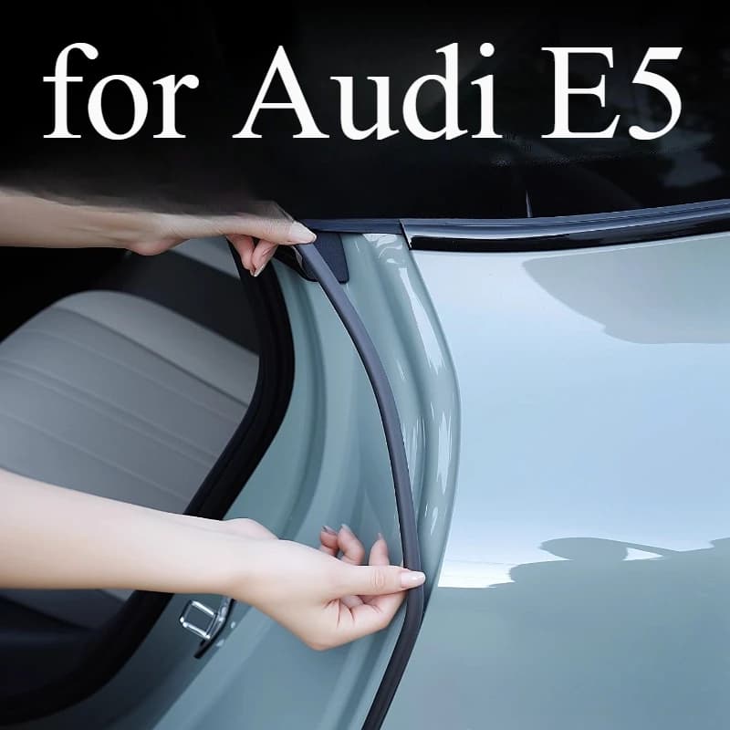 Car Door Edge Rubber Weatherstrip B Pillar Sealing Strips Noise Windproof Protection for Audi E5