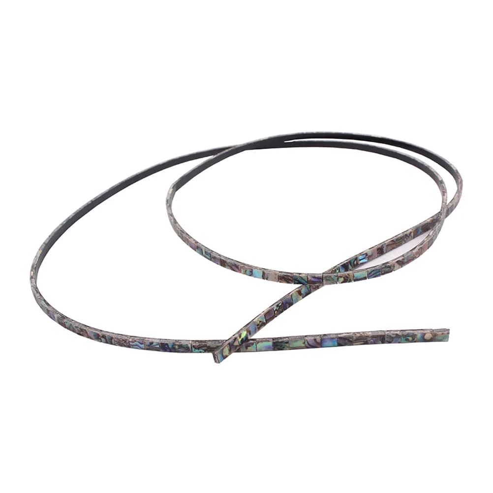 Colorful Abalone Purfling Strip 800Mm 3Mm Width Guitar Bass Ukulele Binding Strip Replacement DIY Project Guitar Trim