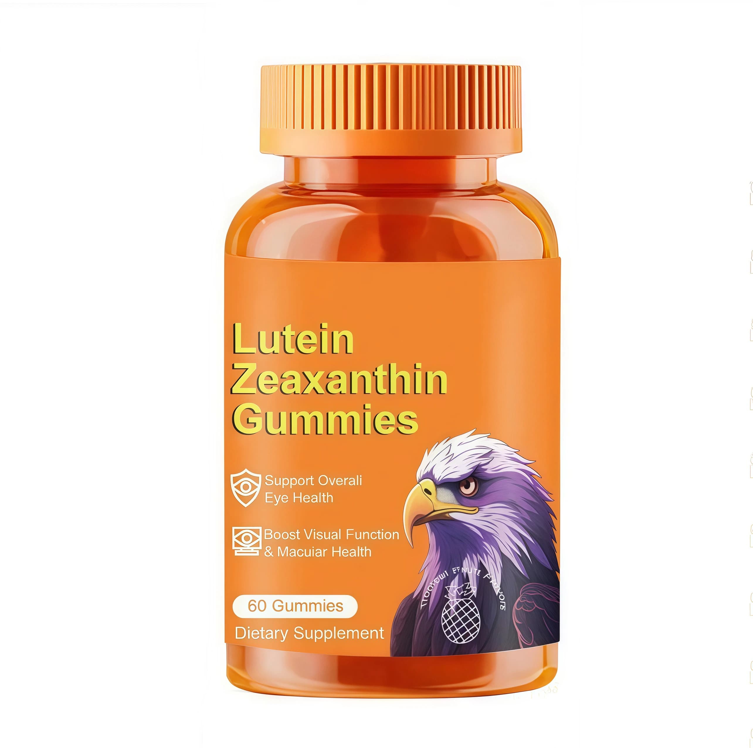 Eye Vitamin & Mineral Supplement, Gummy Multivitamin for Eyes, Zinc, Vitamin, Lutein & Zeaxanthin Supplements for Vision Support