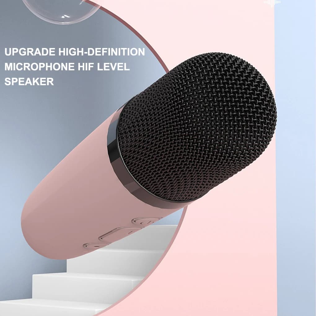 Macchina per Karaoke Wireless e Portatile in ABS con Microfono Incluso - YOHIA Ricaricabile con Audio HD
