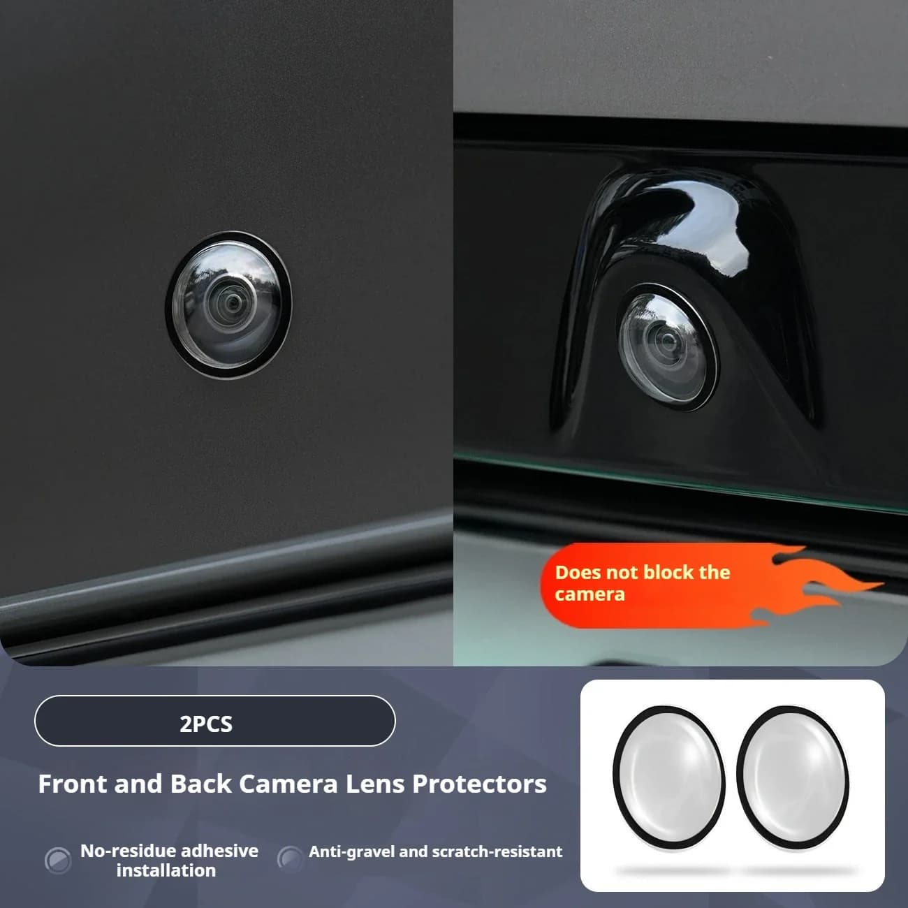 Copertura Protettiva per Lenti Telecamera Auto per Chery Jetour-T2 T1 Dashing Shanghai X70 X90 X95, Protezione Antigraffio per Visione a 360°