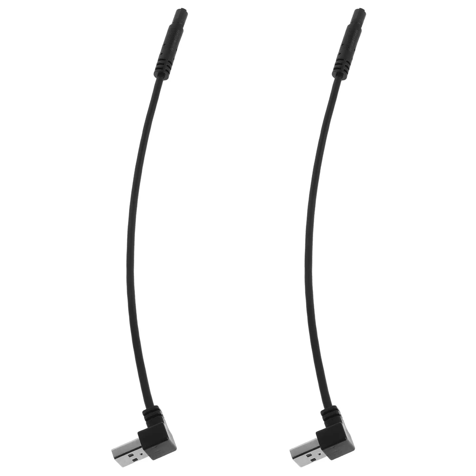 2Pcs Dash Cable Mini USB 5-Pin 8 Inch Low Voltage Protection Hardwire Kit for Car Dashcam Continuous Power Supply