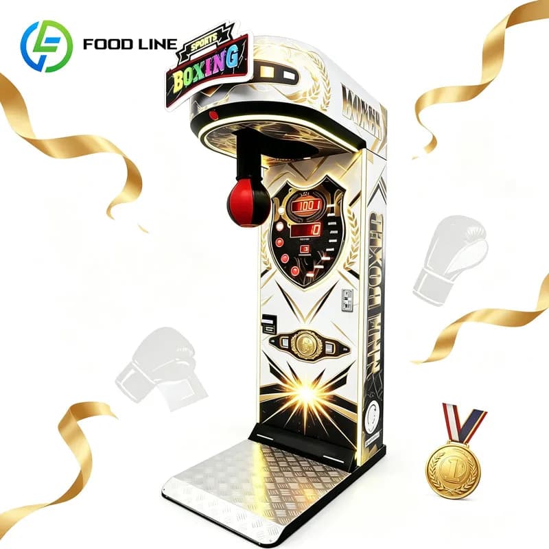 Boxer Machine Boxing Arcade Game Strength Tester Punching Bag for Mall Bar Gym Entertainment Customized
