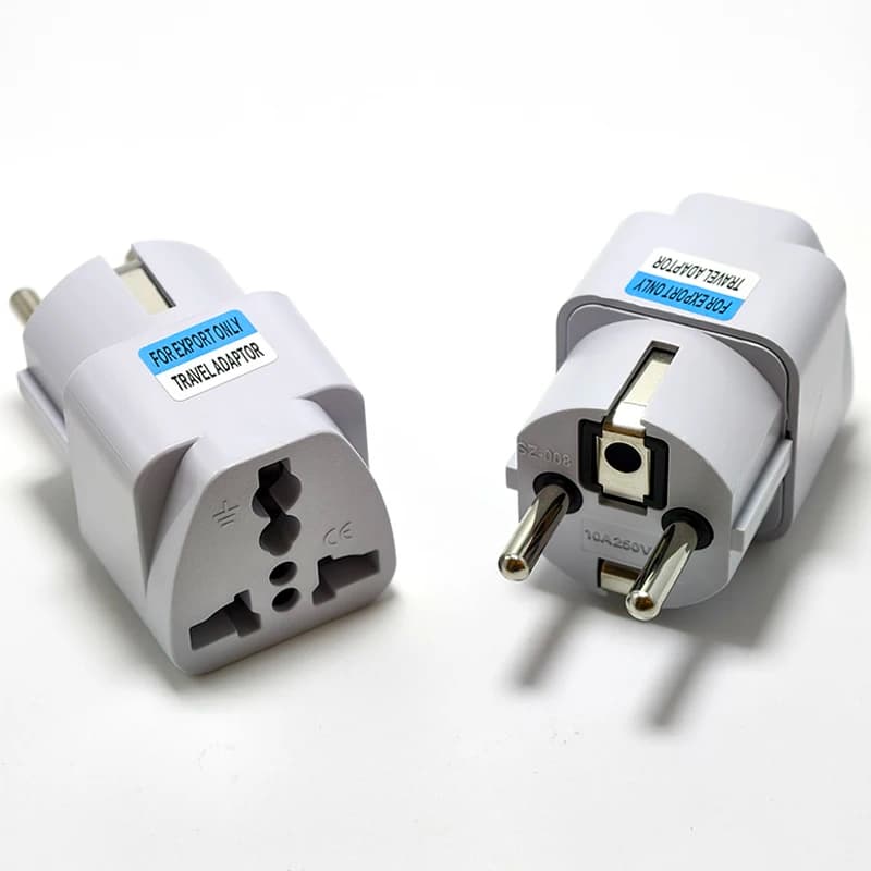 1PCS 220V 10A Universal Travel Adapter AU US EU UK All In One AC Power Plug Converter Wall Charger Adaptor for Global Travel