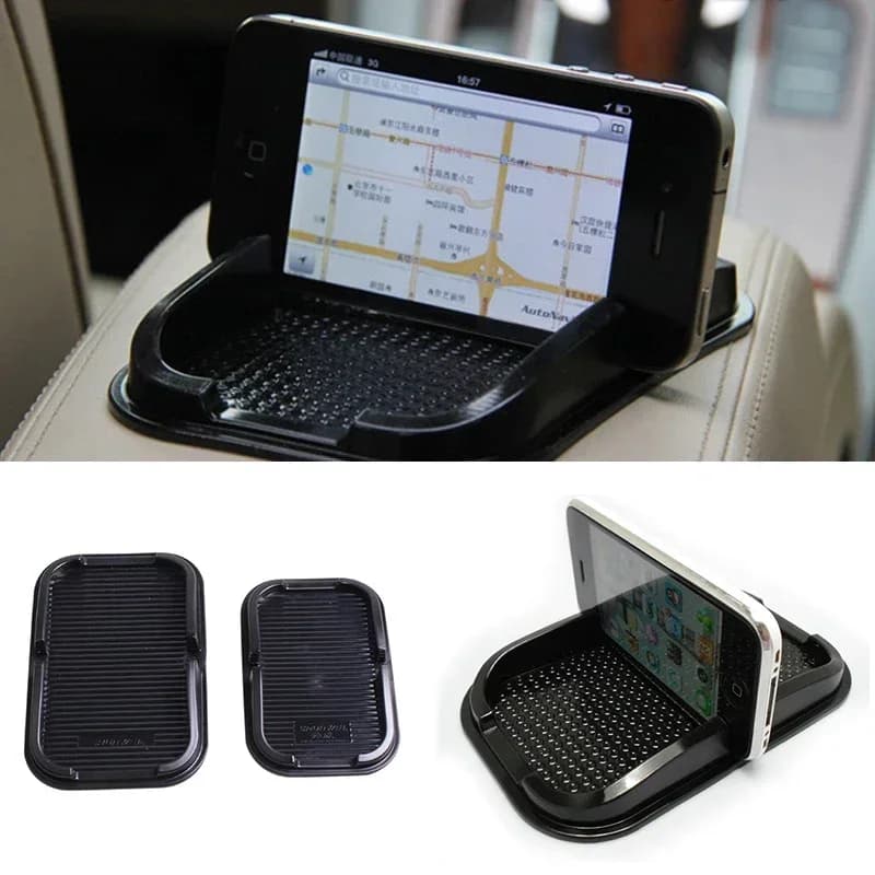 PU Car Accessories Non-slip Storage Car Mat Mobile Phone Holder Dashboard Anti-slip Carpet Storage box for various automotive interiors Acc