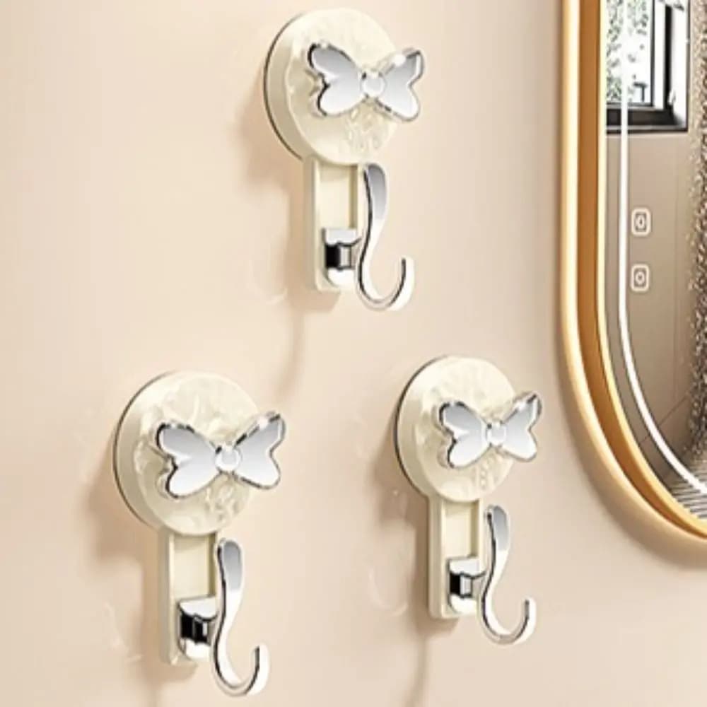 Gancio da parete rimovibile con ventosa, appendiabiti di lusso leggero, ganci doccia resistenti senza fori, appendiabiti da bagno