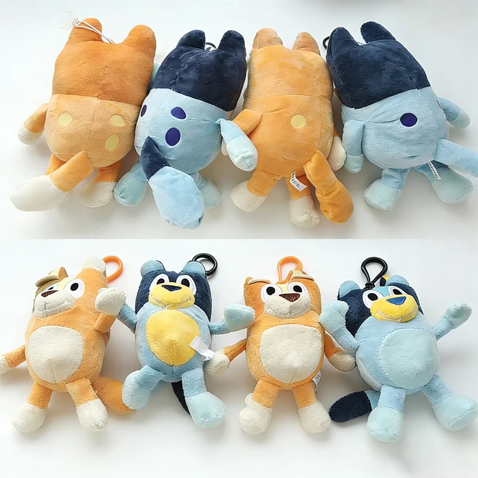 Peluche Famiglia Bluey 28cm, Simpatico Cane Bingo Imbottito, Morbido Peluche Anime per Bambini, Regalo di Natale per Ragazzi e Ragazze
