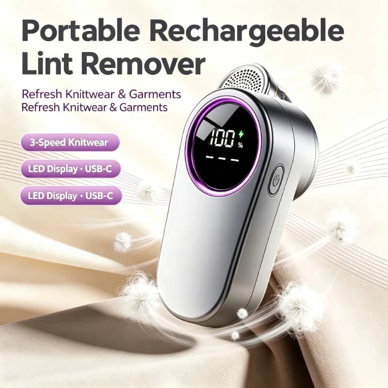 USB Rechargeable Fuzz Shaver Portable Lint Remover Electric Sweater Defuzzer Efficient Fabric Trimmer For Garment Care