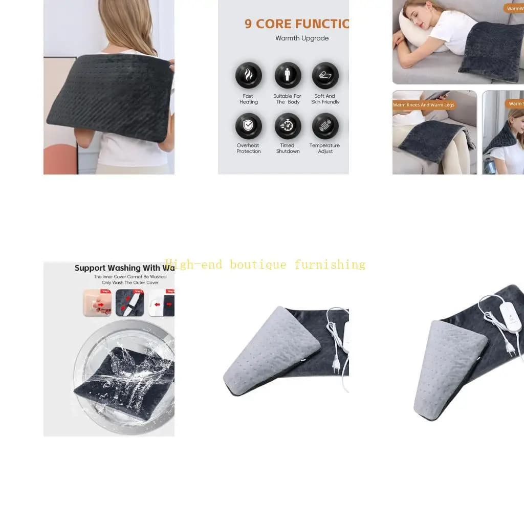 L9NB Coperta elettrica 220 V con 4 impostazioni calore Design spegnimento sicuro per surriscaldamento per climi Uso