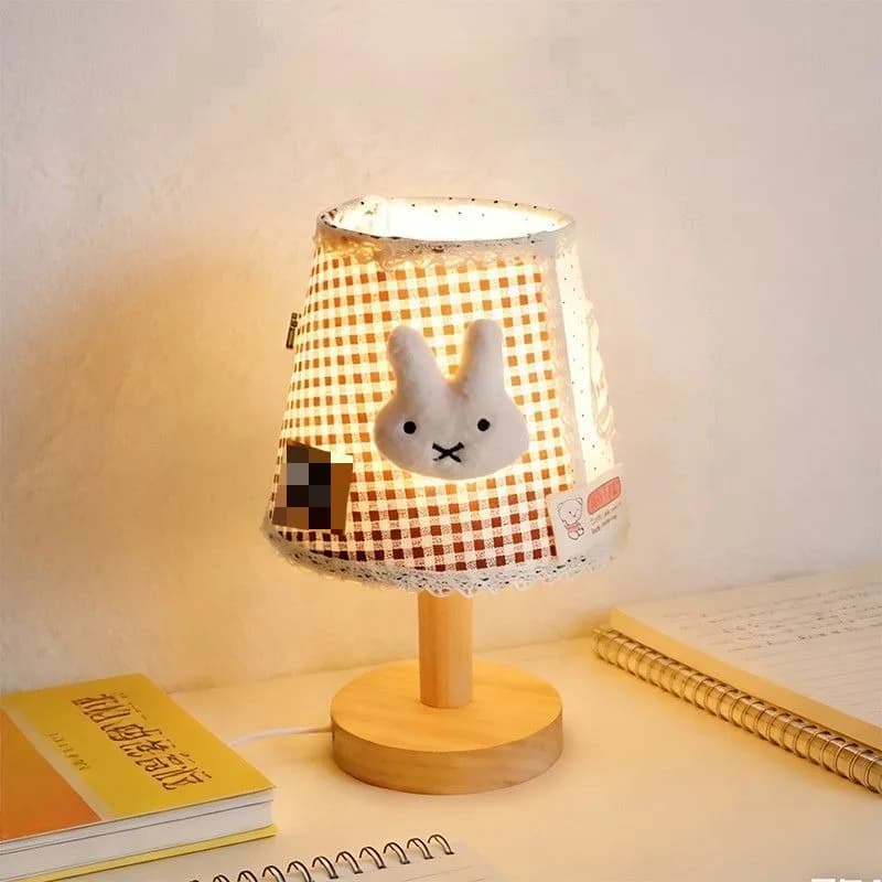 Nuova Lampada da Scrivania Kawaii a Forma di Coniglio Miffy, Decorazione Creativa per Camera da Letto e Scrivania, Luce Notturna