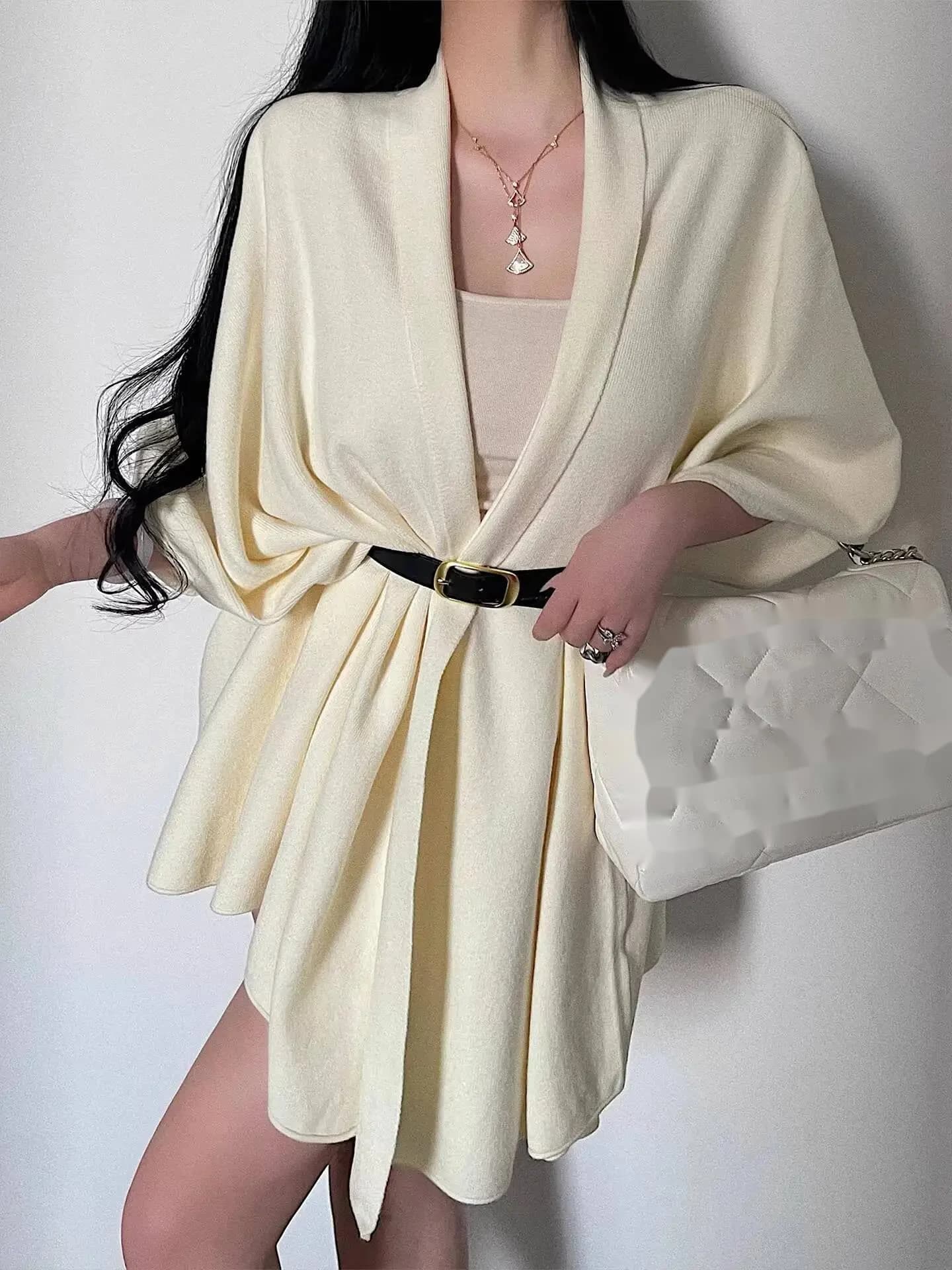 Maturo Puro Desiderio Vecchio Stile Solto Cintura Dimagrante Vita Che Caduta Bottone Cardigan Lavorato A Maglia Giacca Maglione Moda Donna SPC8