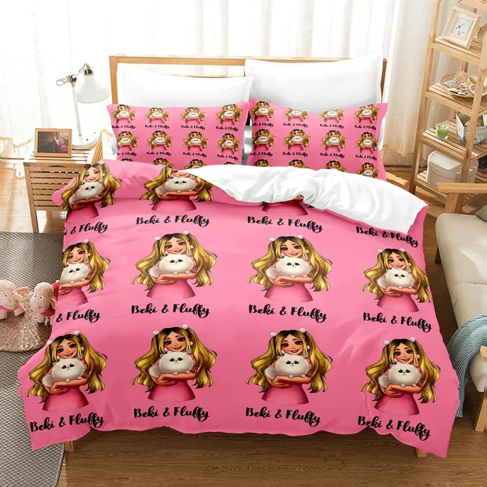 Set biancheria da letto Rebekah Wing Merch Beki e soffice, singolo Twin Full Queen King Size, juego de cama Copriletto per camera da letto per ragazzi adulti