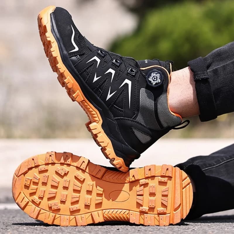 Nuovi Stivali di Sicurezza da Uomo, Scarpe da Lavoro Indistruttibili, Sneakers con Punta in Acciaio, Stivali Protettivi Antiurto e Antiperforazione, Stivali Tattici da Lavoro