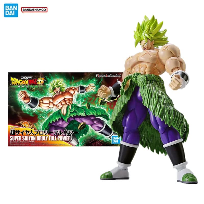 Bandai Original Genuine Figure Dragon Ball Model Kit Figure-rise Standard Broly Full Power Collection Action Figure Model Toys
