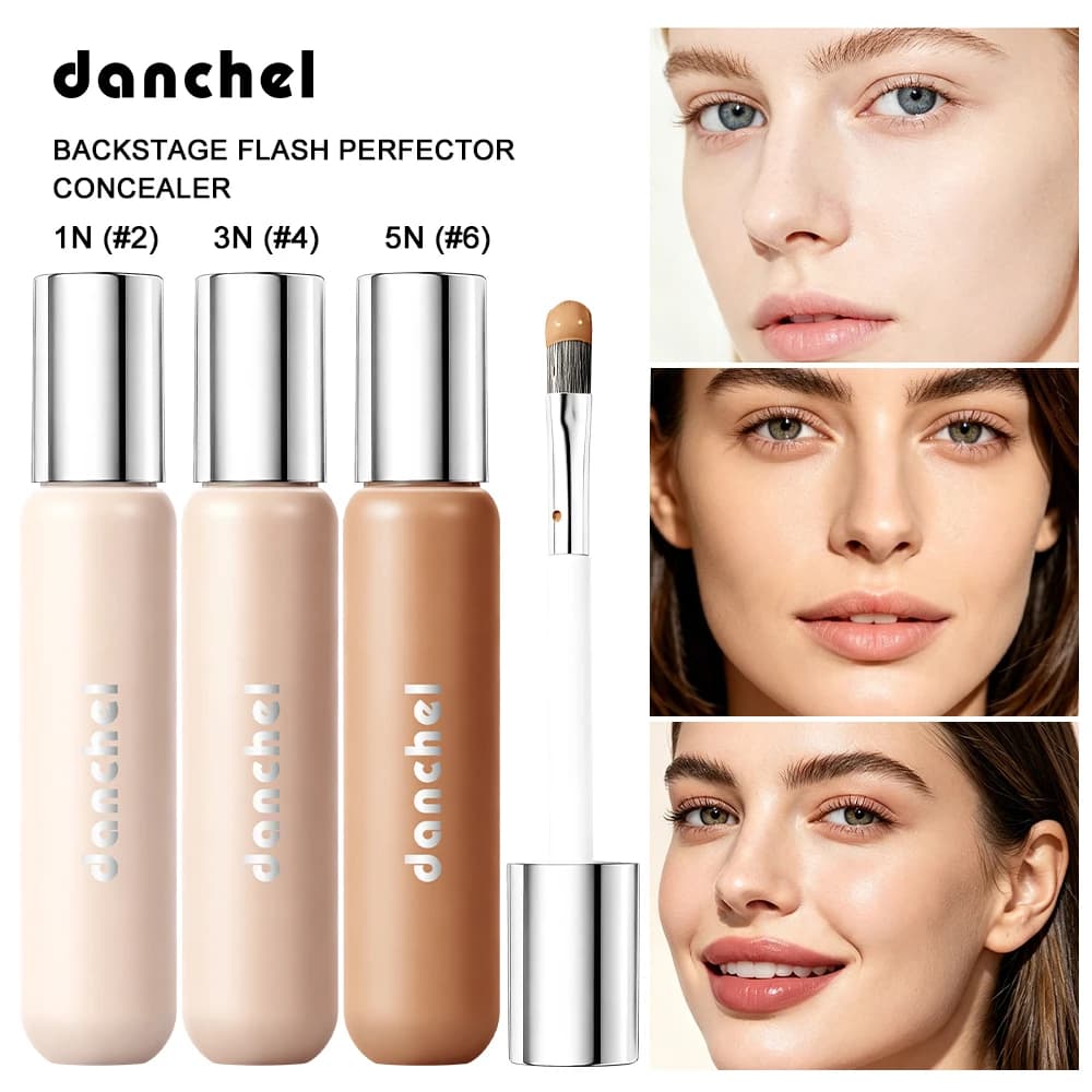 Backstage Portable Concealer Waterproof Conceal,Brighten Contour Full Coverage Dark Circle Blemishes Redness Multi-use Concealer