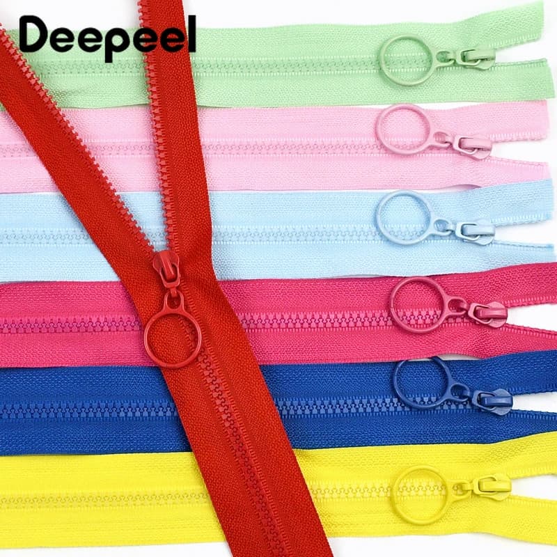 10/20 Pezzi Cerniere in Resina Colorata da 25/60cm per Cucito, Borse, Abbigliamento, Chiusura Apribile/Impermeabile, Kit di Riparazione Cerniere per Portafogli, Accessori Fai-da-Te