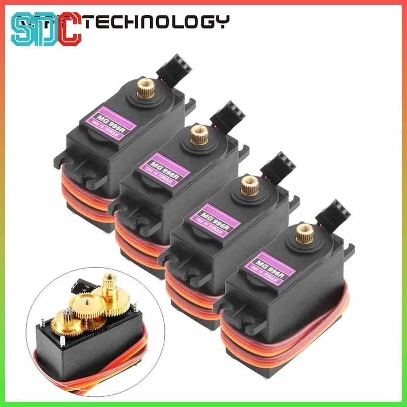 MG995R MG996R 4.8-6.0V with Metal Gears for Futaba JR 1/10 Auto RC Helicopter Robot Barca Arduino UNO DIY