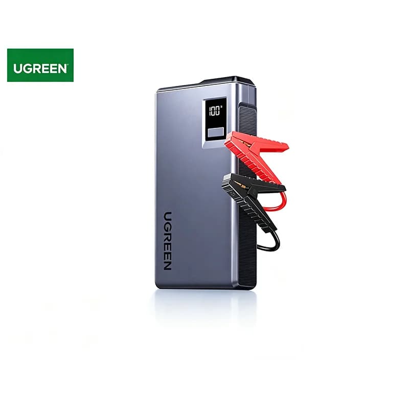 UGREEN Avviatore d'Emergenza per Auto 8000mAh 800A di Picco 12V, Booster Batteria di Emergenza Portatile, Power Bank Certificato 3C per Auto a Benzina e Diesel