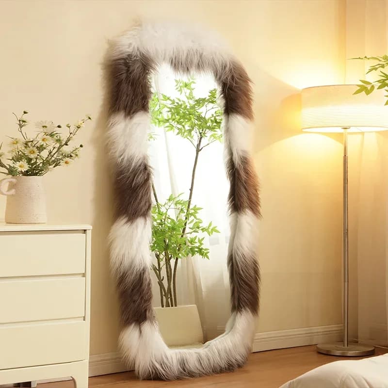 Specchi da terra a figura intera, specchi da parete, specchi da bagno, con illuminazione per trucco, per l'arredamento della casa e della stanza, moderni, di lusso, grandi