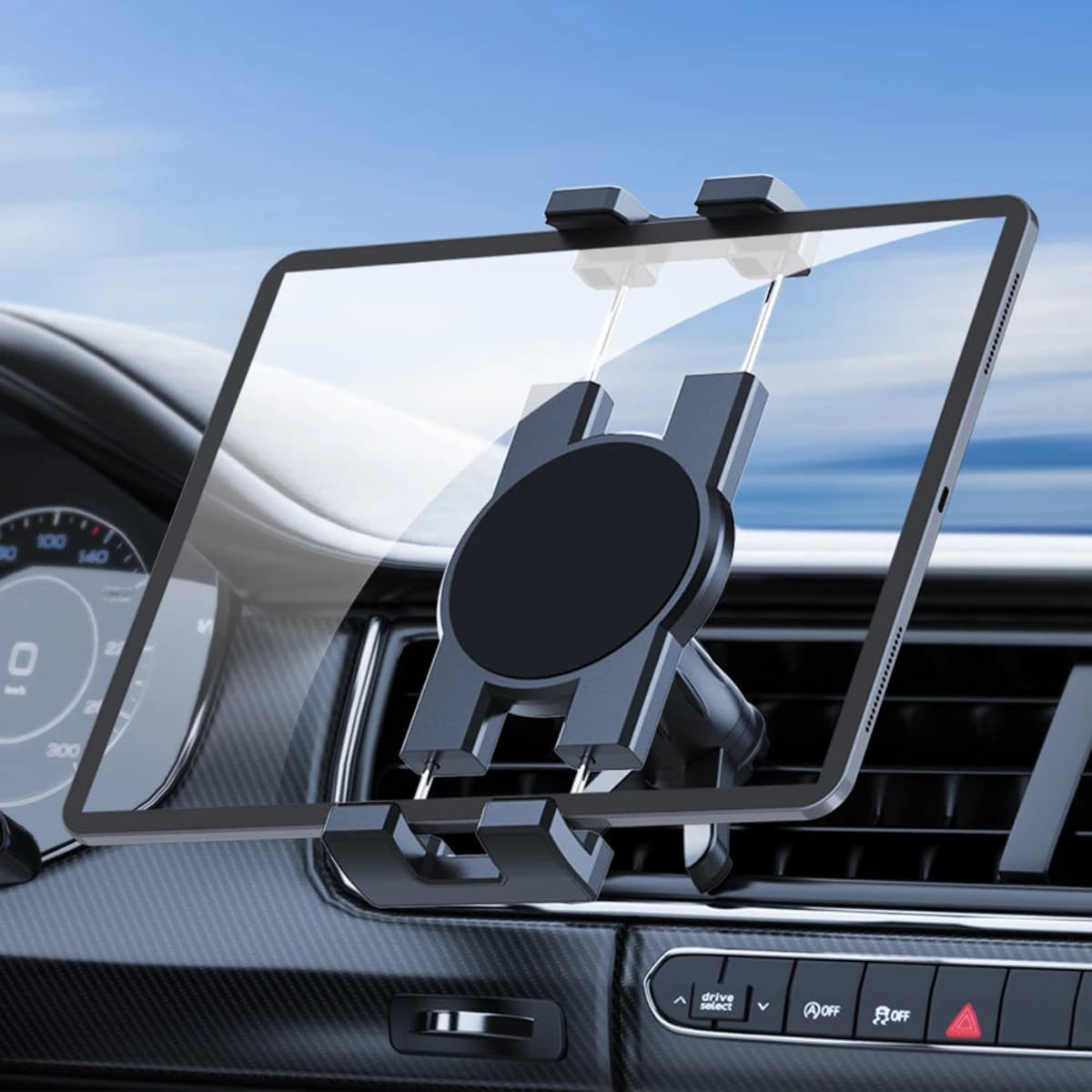 Supporto Regolabile per Cellulare da Auto, Porta Smartphone per Bocchetta di Ventilazione