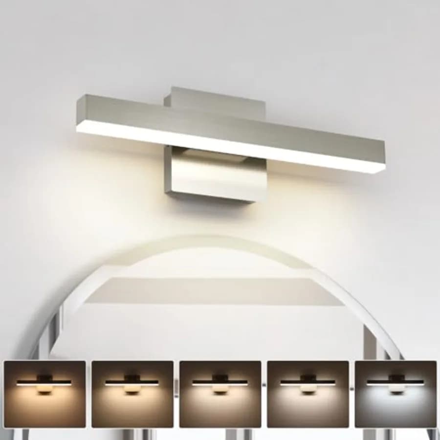 Bathroom Light Fixtures Vanity Lights Bar 5cct Dimmable Modern Bath Lighting Fixture Over Mirror Led Vanity Light for Bathroom