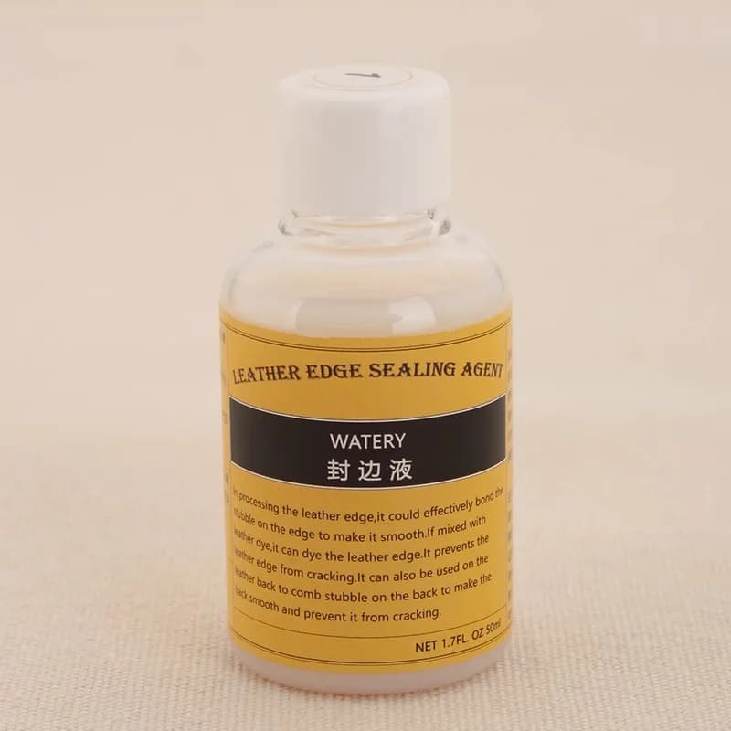 50ML Leather Crafst Oil Paint Leather Sealant Protects Leather Finish Acrylic Leather Paint Cream Leather Edge Paint Edges Oil