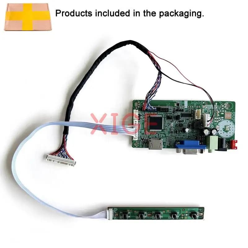 HSD100IFW1 HSD100IFW2 VGA LVDS 30 pin 1024*600 Compatible Speaker Screen Kit HDMI 10.1"