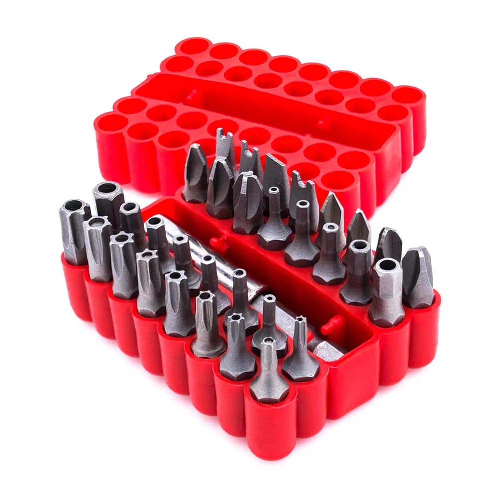 Set di cacciaviti cavi 33 in 1 con asta di prolunga vite magnetica Phillips Torx punte per cacciavite strumento di riparazione manuale per piccoli spazi fai da te