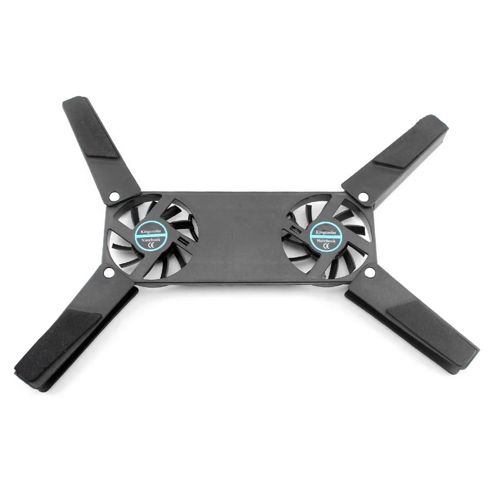 Pad di raffreddamento pieghevole alimentato tramite USB con doppie ventole da 60mm supporto per Laptop Pad di raffreddamento per Notebook per Computer portatile per Notebook