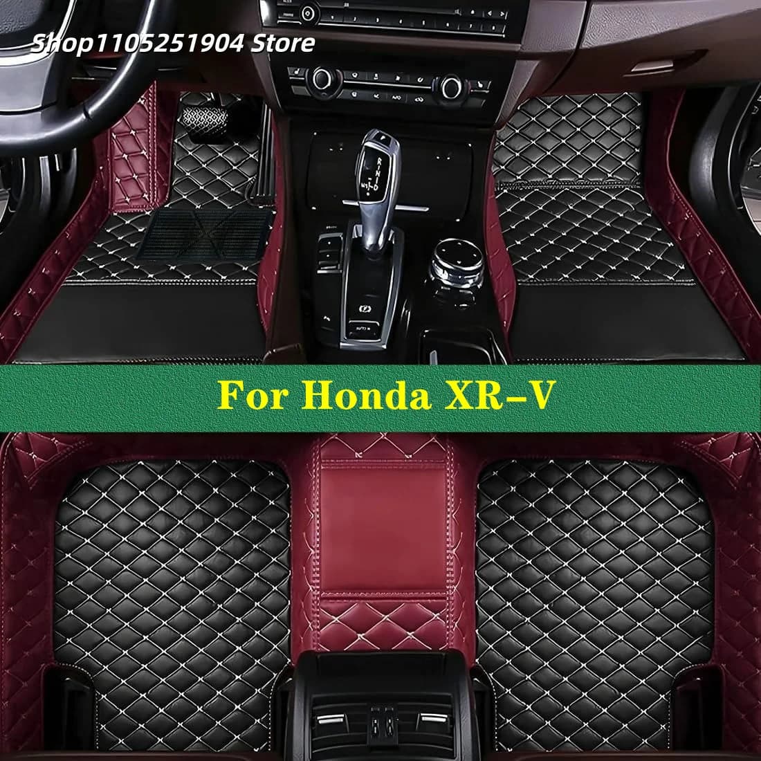 Auto Car Mats for Honda XR-V XRV 2022 2021 2020 2019 2018 2017 2015 Auto Car Mat Accessories Interior