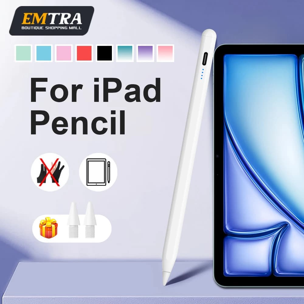 Per Apple Pencil 2 Palm Rejection Power Display Accessori iPad iPad A16 Air 11 5 4 Pro11th 13 12.9 M2 M3 M4 Mini 7 Penna stilo