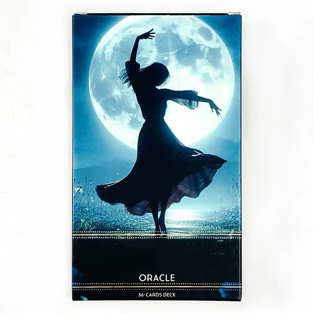 Nuovo Oracle Deck A 36 Cards Deck Gioco di carte per riunioni di famiglia Opere d'arte mistica, perfetto per la guida spirituale e i collezionisti