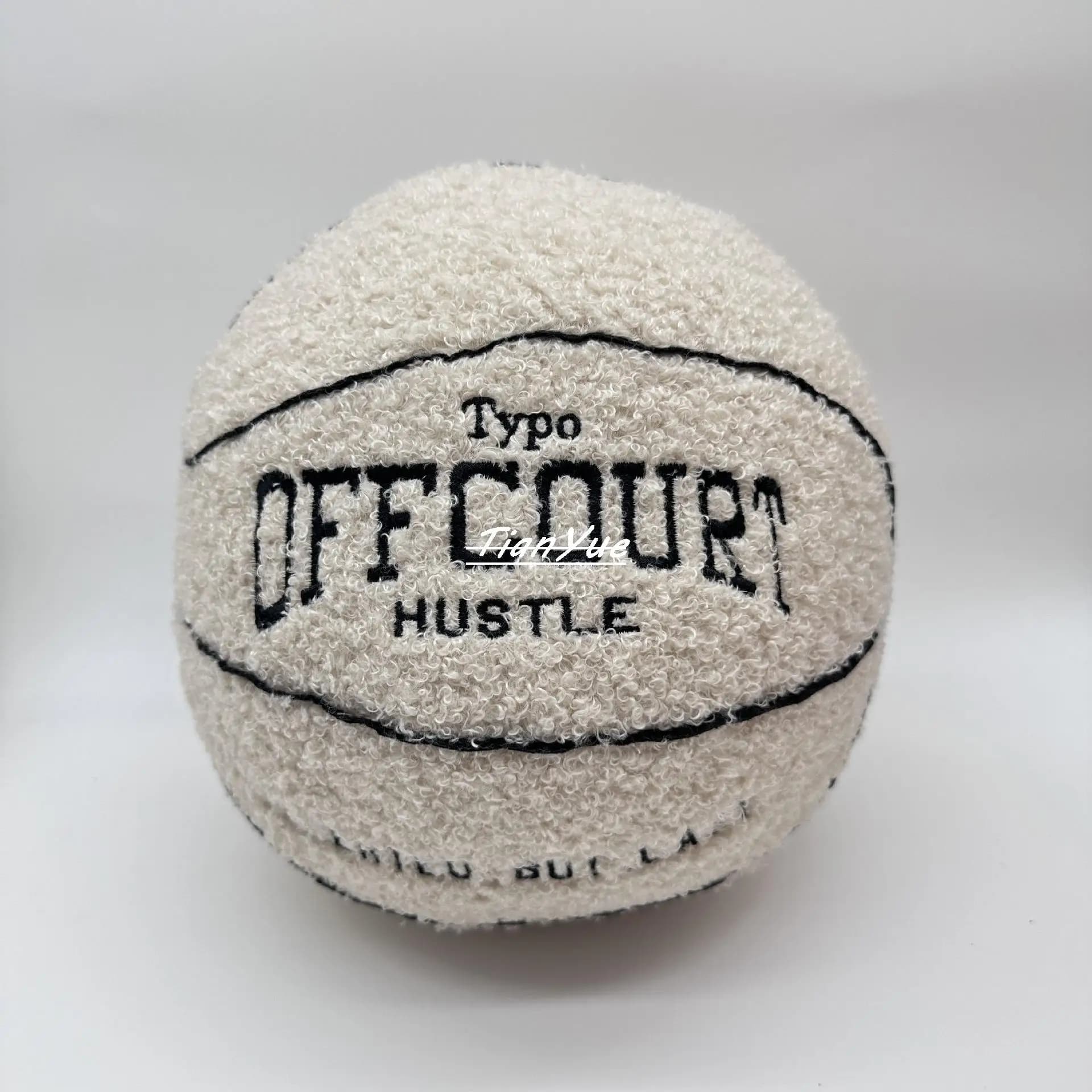 Simpatico cuscino da basket Offcourt Hustle bambola di pezza bambola di Natale per regalo per bambini 25 cm